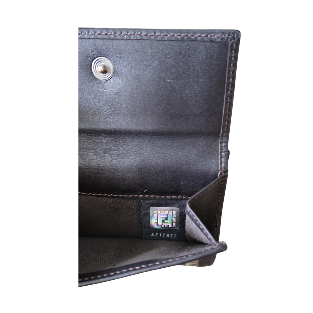 fendi zucca ff buckle wallet