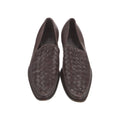 bottega veneta intrecciato weave leather loafers